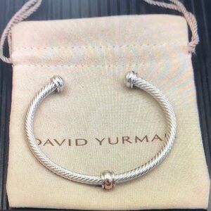 David Yurman Silver Cable Bracelet